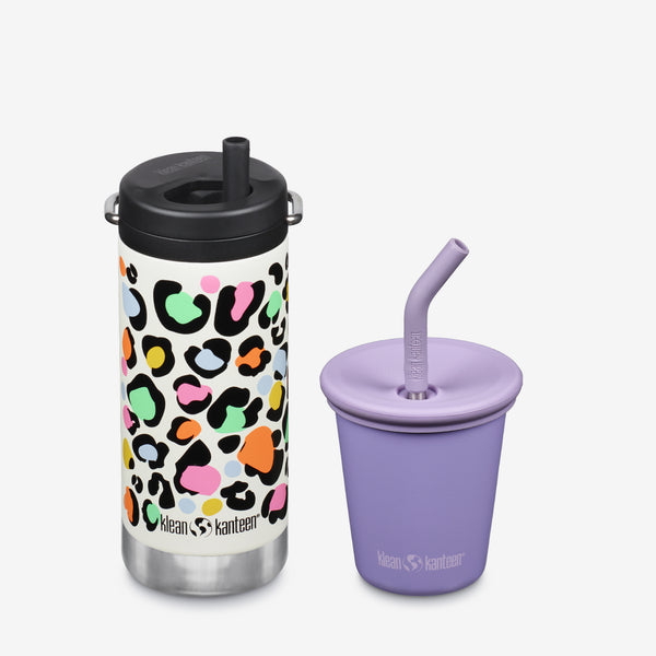Kid’s Sippy Cup and Wide Water Bottle Set