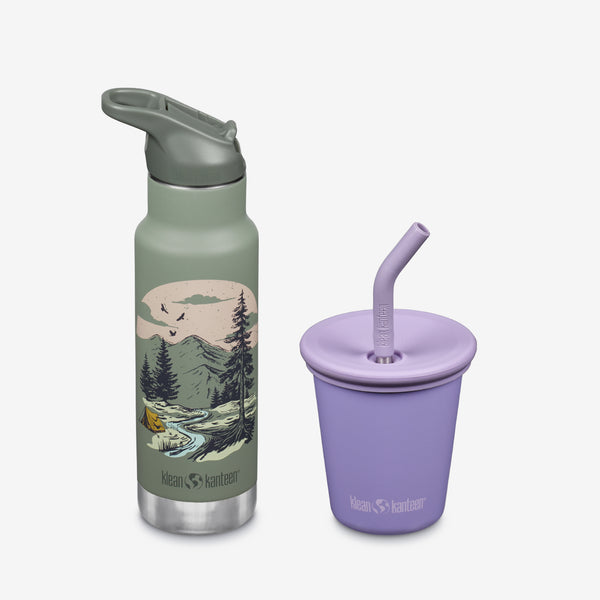 Kid’s Sippy Cup and Water Bottle Set