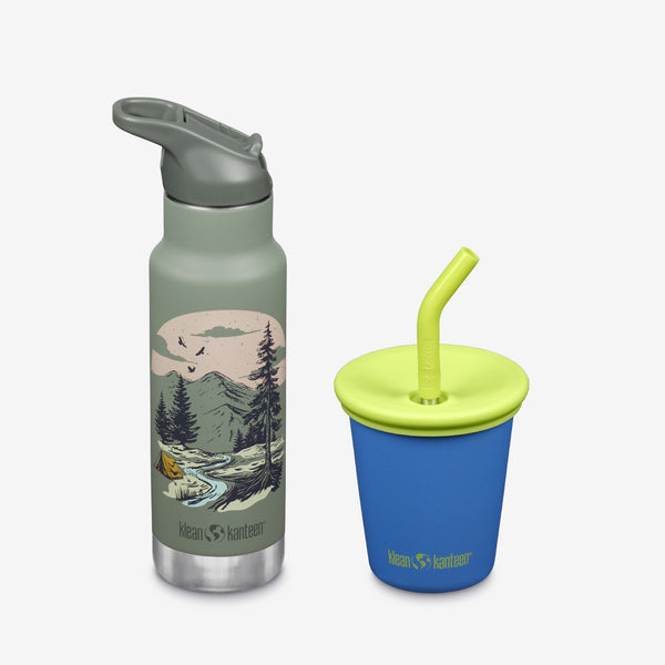 Kid’s Sippy Cup and Water Bottle Set