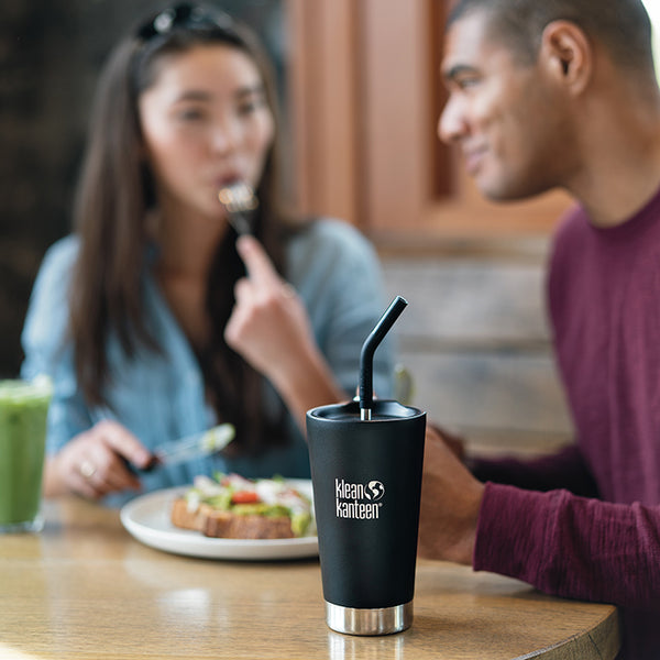 Straw 2-Pack with Brush – Black
